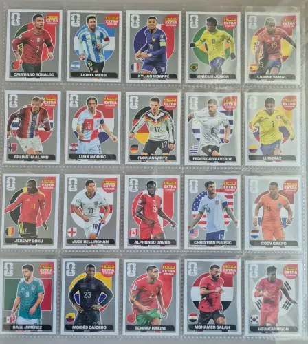 SERIE COMPLETA EXTRA STIKERS - PRATA