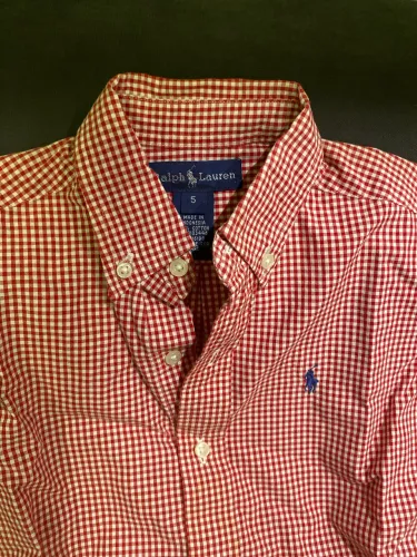 Camisa infantil Ralph Lauren 