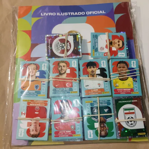 Álbum oficial da copa + 1000 figurinhas (originais Panini)