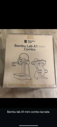 Impressora 3D bambu lab A1 mini combo nova lacrada