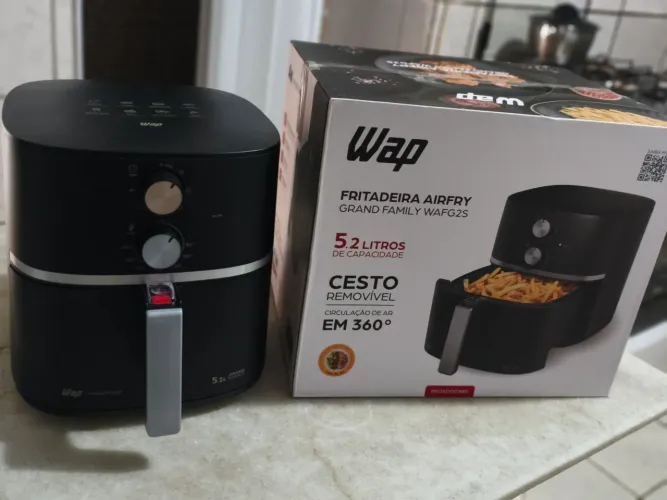 Airfryer Wap 5.2L Nova na caixa
