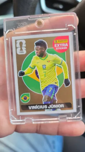FIGURINHA VINI JR OURO EXTRA STICKER ORIGINAL PANINI