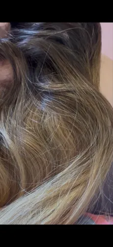 Cabelo brasileiro do Sul usado somente 10 dias