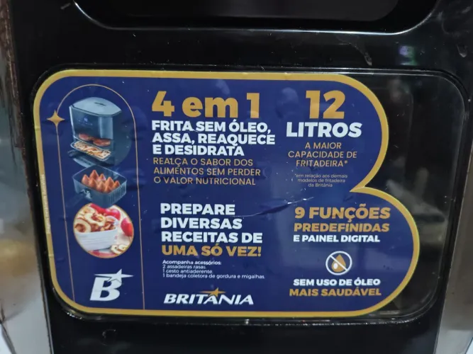 Fritadeira Air fryer 4 em 1
