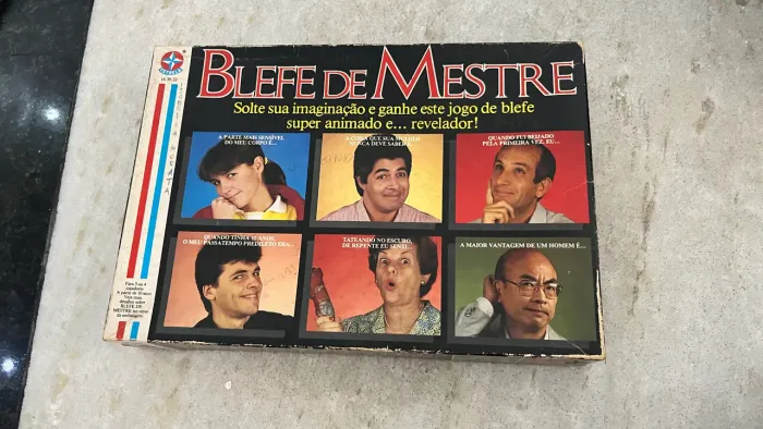 Jogo de tabuleiro- Blefe de mestre 