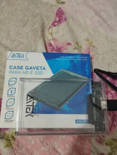 Case Leitor HD notebook e SSD 3.0