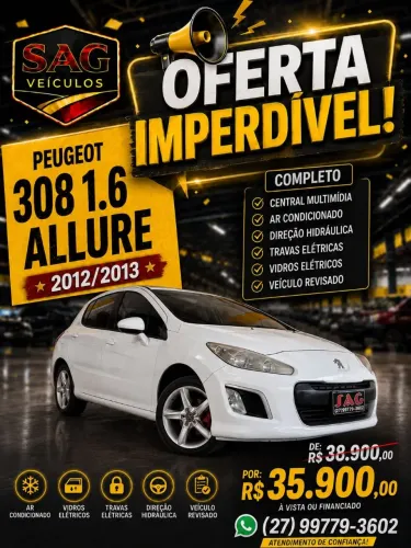 Peugeot 308 Allure 2.0 Flex 16V 5P Aut. 2013