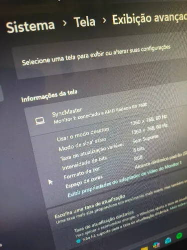 Monitor Samsung LD190 (Leia a descrição)