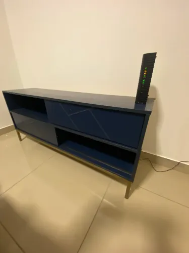Rack TV 135cm Azul 