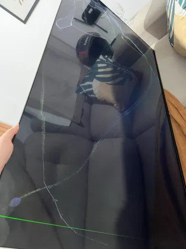 TV TCL SEMP 55? 4K Smart TV Modelo 55P7K - Tela Quebrada (Para Peças)