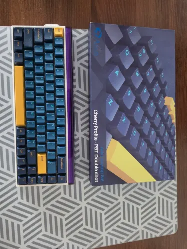 Kit Teclado Magnético AULA Hero 68 HE Rapid Trigger + Keycaps Akko