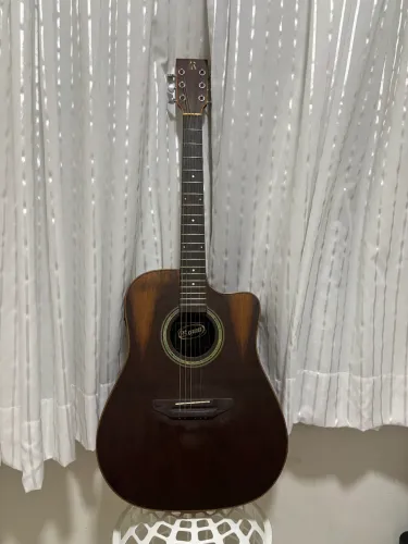 Violão Elétrico Folk Rozini Presença Brasil Fosco