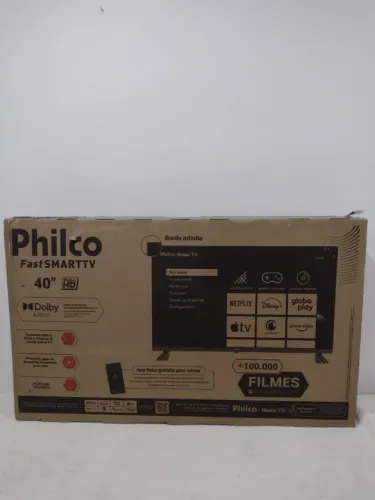 TV Philco 40 zero (Tela trincada)
