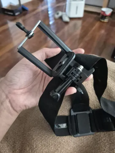 Suporte de cabeça para gravar vídeo