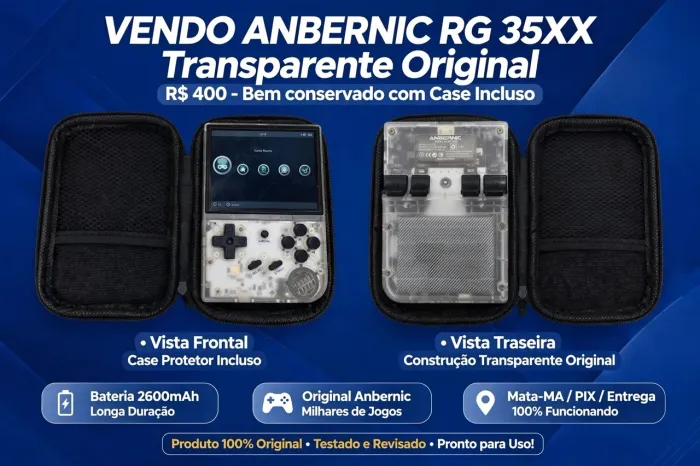 Vendo anbernic bem conservado