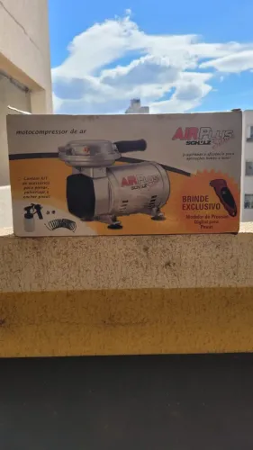 Motocompressor Ar Direto Air Plus Pintura 2,3pés 250W 220V Schulz