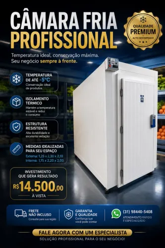 Câmara fria Móvel 