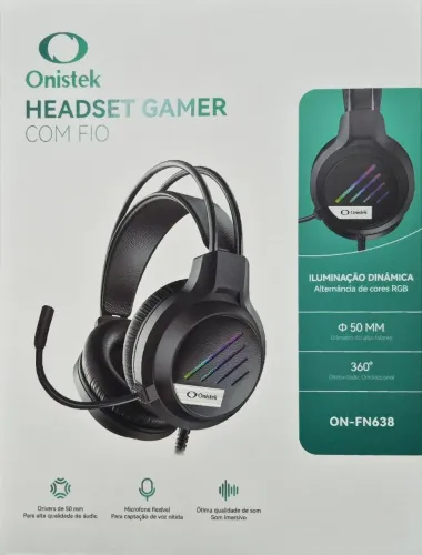 HEADSET GAMER RGB REF.: ON-FN638