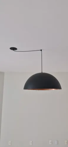 Luminária Pendente Preto