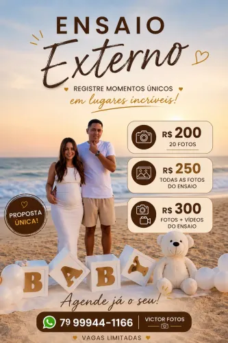 Ensaio fotográfico externo 