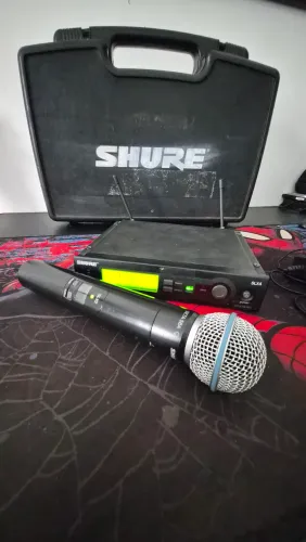 Microfone shure Slx4 + microfone