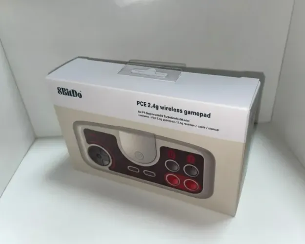 Controle 8bitdo TurboGrafx-16 2.4G Para Nintendo Switch / Mister Fpga / Pc/ RaspBarry Pi /