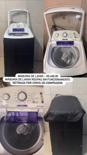 Máquina de lavar jet clean 8,5 electrolux.
