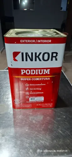 Tinta Acrílica Cor Branco Gelo 18 litros