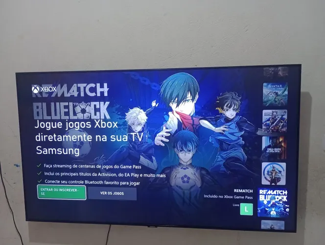 Tv Samsung smart 55 ultra HD 4k cristal
