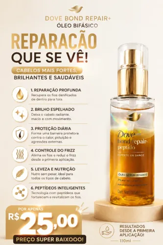 Óleo de Cabelo Bifásico Dove