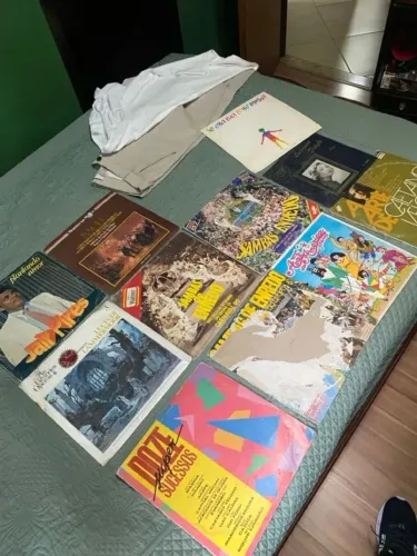 lote com 25 lps vinil