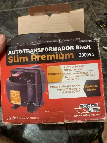 Autotransformador bivolt slim premium 2000VA