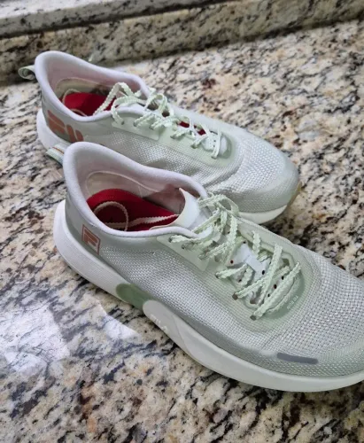 tênis fila kr7 pro speed tech feminino - tamanho 37 - corrida musculação