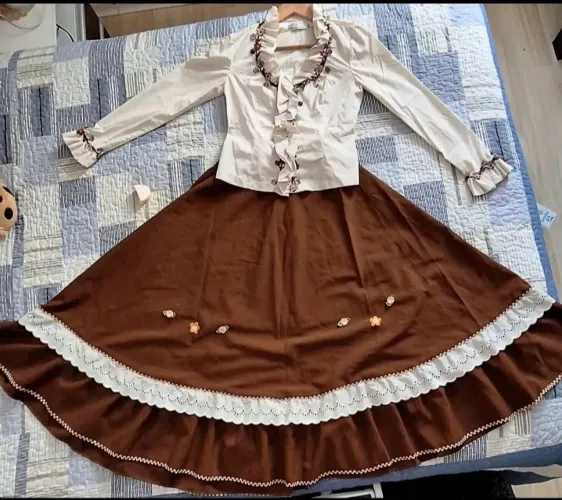 Traje típico de prenda gaúcha