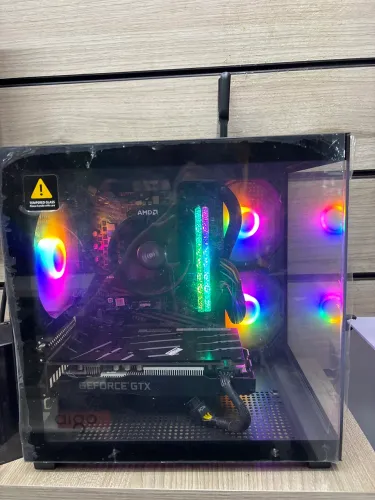 Computador gamer Ryzen 3 3600G 32 GB de memória RAM DDR4 ARGB GTX 1660 Super