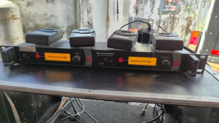 Sistema sem fio de fone de ouvido sennheiser 