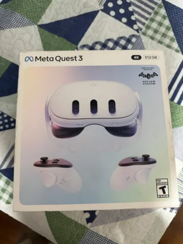 Meta Quest 3 512GB + Case PowerA | Pouquíssimo Uso | Completo na Caixa