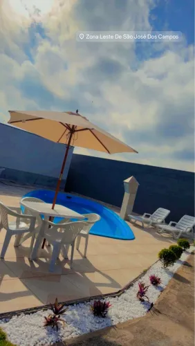 Chácara com piscina para locação SJC