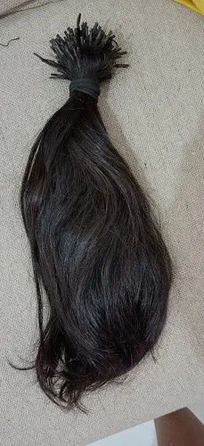 Mega hair humano, liso ondulado,150g, confeccionado.