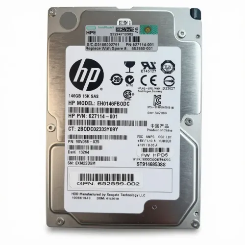 HD Servidor HP 146GB SAS 15K 2.5" - Modelo EH0146FBQDC Testado