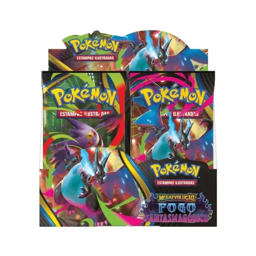 1 Booster Box de Fogo Fantasmagórico Pokémon TCG