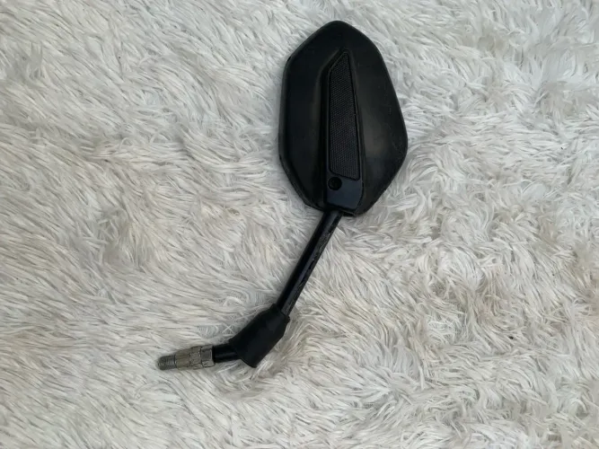 Espelho retrovisor de moto Honda original lado esquerdo preto