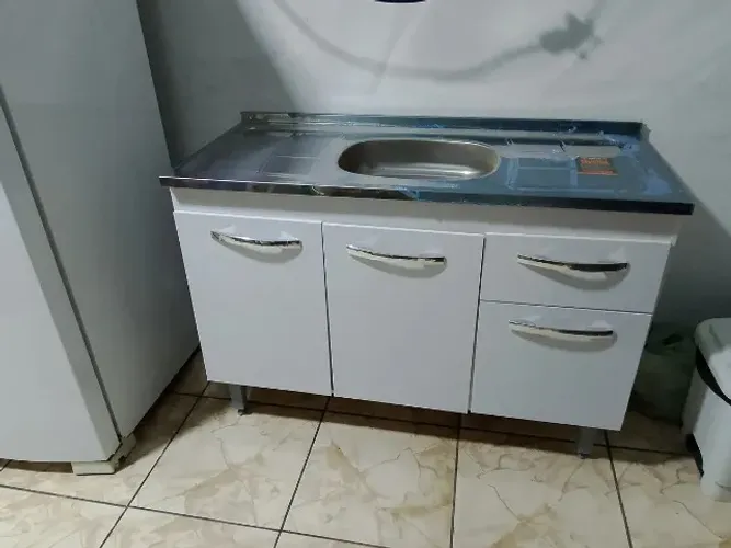 Balcão Gabinete para Pia 1,20m Novo
