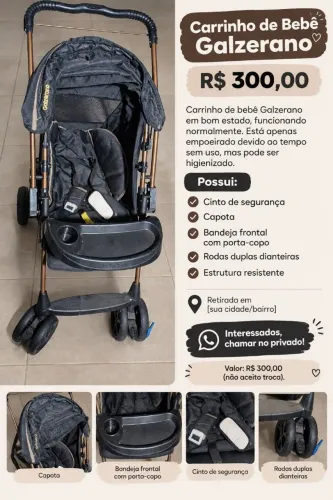 Carinho da marca Galzerano