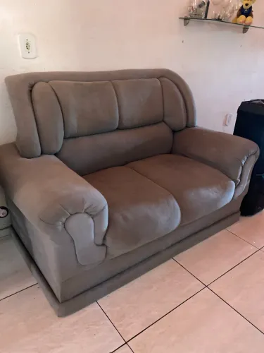 SOFÁ DE 2 LUGARES CINZA