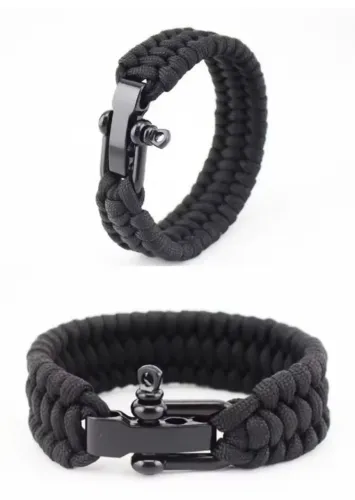 Pulseira super resistente para sobrevivência 