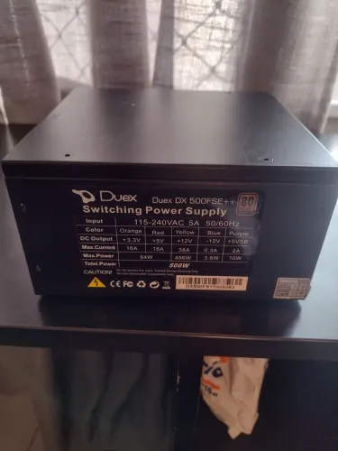 Fonte Duex 500FSE++, 500W, Full-Modular, 80 Plus Bronze