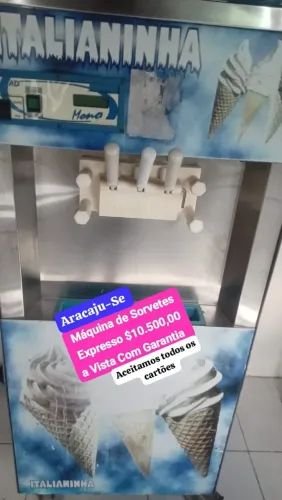 Máquina de Sorvetes Expresso Italianinha