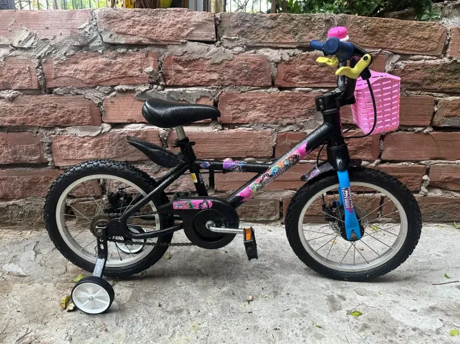 Bicicleta aro 16 freios a disco