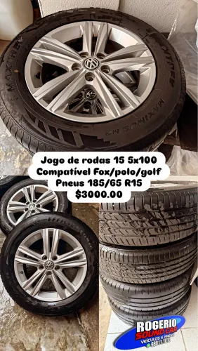 JOGO DE RODAS R15 5x100 $3.000 à vista